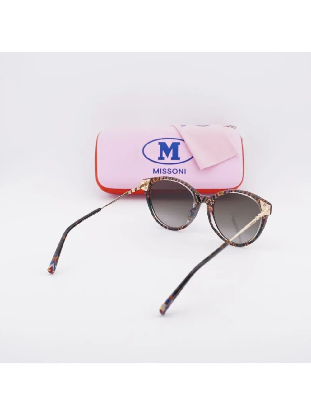 Missoni MIS 0034/S 0KB7 9O Cat Eye Sunglasses - Havana / Gold / Brown